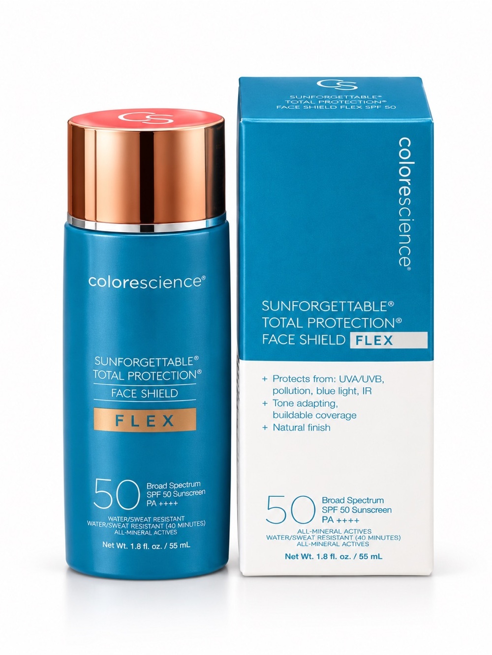 Colorescience Sunforgettable Total Protection Face Shield FLEX SPF 50 - Blue